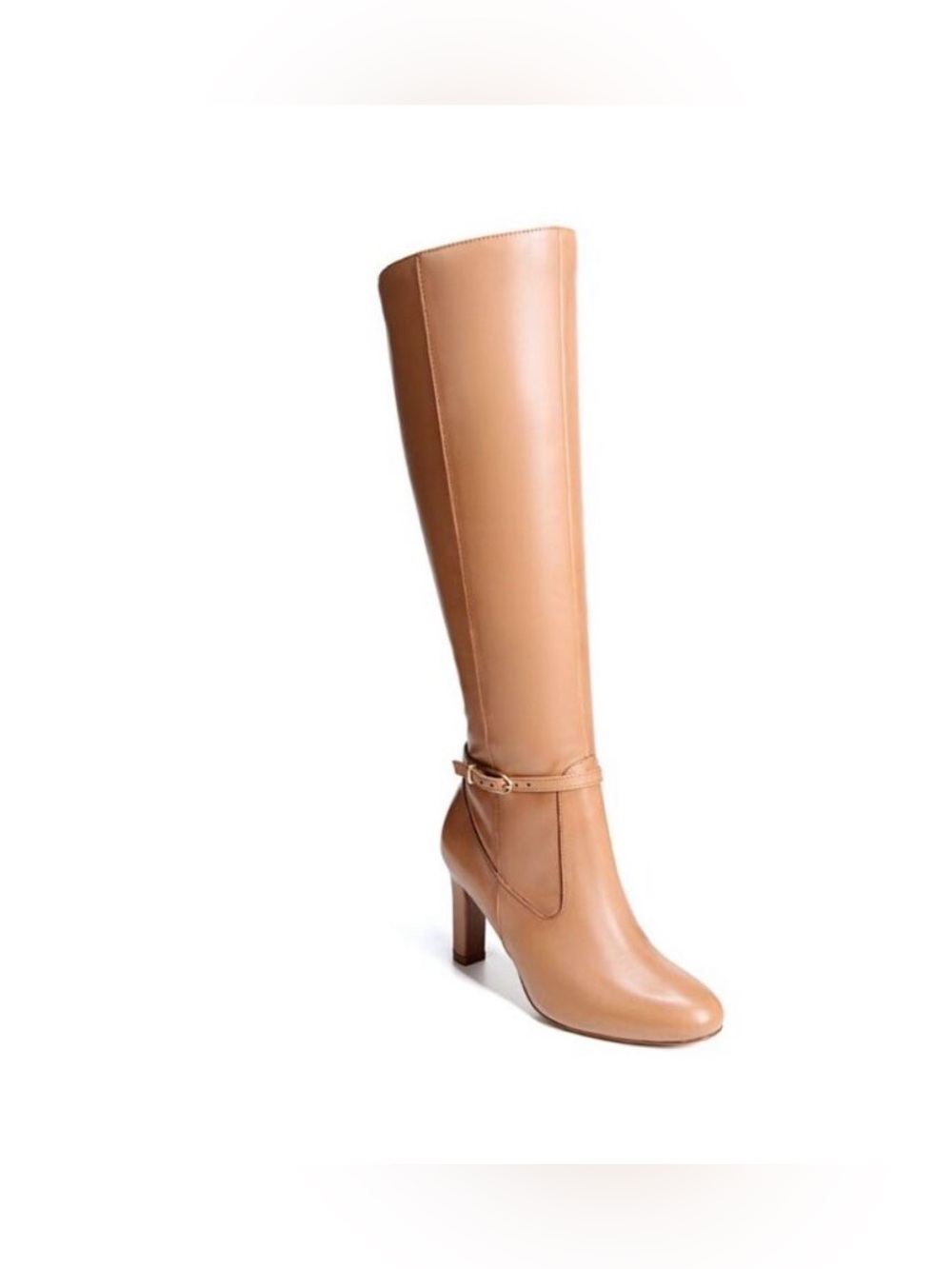 Naturalizer Henny Tall Tan Leather Boots